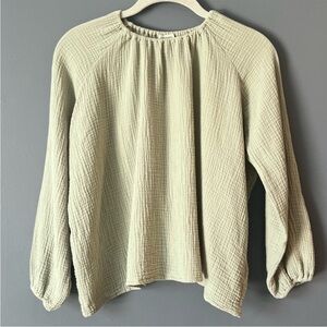 Soor Ploom Chella Organic Cotton Gauze Blouse